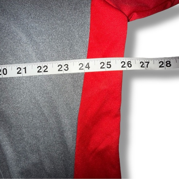 FANATICS KC Chiefs Women's Lightweight Full-Zip Hoodie - Heather Gray/Red 3XL - Picture 14 of 15